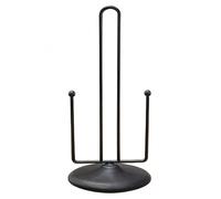Support de Rouleau d’Essuie-Tout de Cuisine Noir JU7CER - Sur Comptoir avec Tige de Fixation, Design Moderne et Minimaliste, Idéal pour la Maison