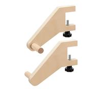 Support de rouleau de papier artisanal - 1 paire de chevalets de table peu encombrants | Distributeur de papier de boucher avec construction durable, outil de dessin, coloriage, peinture, organisateur