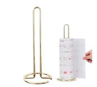 Support de Rouleau de Papier, Porte-Rouleau de Cuisine Portable en Acier Inoxydable Or Porte Rouleaux Papier Toilette Vertical en Acier Support Distributeur de Papier pour la Cuisine Salon Chambre