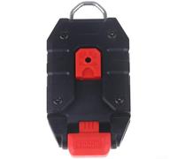 Support de ruban à mesurer avec clip de ceinture en plastique pour ruban à mesurer de 4,4 cm à tirage rapide, pochette pour bricoleur, noir