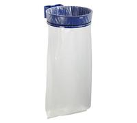 Support sac poubelle mural Rossignol bleu sans couvercle 110 L