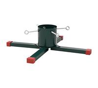 Support de sapin de Noël avec réservoir d'eau - 1,3 l - 60 x 60 x 16 cm - Support en métal stable pour sapin de Noël - Fixation à vis - Idéal pour salon, terrasse, Avent, décoration de fête