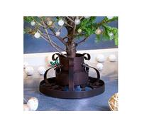Support de Sapin de Noël Base d'Arbre de Noël Porte-sapin Support d'Arbre de Noël Base de Sapin de Noël Cuivre Antique 29x29x15,5 cm