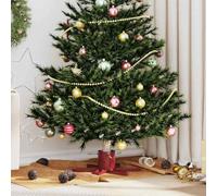 Support de sapin de Noël en acier rouge avec réservoir d'eau de 1,73 l, 50 x 50 x 15,5 cm, support d'arbre stable avec pince à vis, idéal pour salon, terrasse, balcon, jardin et décoration de l'Avent