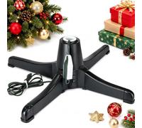 Support de Sapin de Noël Rotatif à 360°, Base rotative pour sapins de 2,4 m