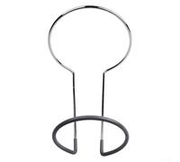 Support de séchage pour carafe à vin chromé pour carafes à large bol, égouttoir robuste avec revêtement en PVC, 190 x 240 mm