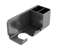 Support de sèche-cheveux - Organisateur pour montage sur sèche-cheveux sans perceuse, étagère réglable pour montage mural, durable pour ranger le coiffage des cheveux, confortable d