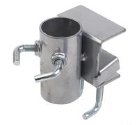 Support de serrage réglable en métal pour parapluies d'extérieur, mécanisme de boucle sécurisée, contact de protection en acier galvanisé résistant aux intempéries, convient pour chaise de patio