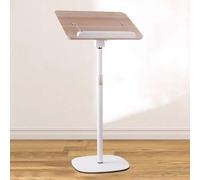 Support de sol cantilever, étagère de lecture sur pied, pupitre de lecture sur pied, étagère de lecture pliable, pupitre d'église portable et réglable, podium de sol facile à monter avec sur