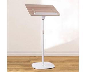 Support de sol cantilever, étagère de lecture sur pied, pupitre de lecture sur pied, étagère de lecture pliable, pupitre d'église portable et réglable, podium de sol facile à monter avec sur