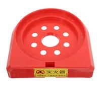 Support de Sol pour Extincteur stable, 3-8kg Base Plastique Rouge | Poudre Abc, Accès Rapide, Rangement Sécurisé, Montage au Sol, Adapté aux Véhicules, Accueils et Sites Mobiles