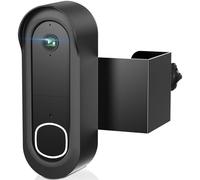 Support de sonnette antivol compatible avec la sonnette vidéo Arlo 2K/HD (2e génération), installation facile, sans perçage, accessoires pour appartements, locations de maison, bureau, pas pour porte
