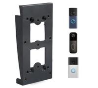 Support de sonnette en vinyle pour revêtement standard de 10,2 cm - Support de réglage de l'angle compatible avec sonnette à batterie/Pro/Plus, sonnette vidéo 1/2/3/4, sonnette Blink 1ère génération