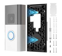 Support de Sonnette Ring sans Perçage - Support Mural Réglable et Imperméable, Installation Facile pour Ring Video Doorbell 2/2e Gén, 3/3 Plus/4, Battery Doorbell Plus/Pro