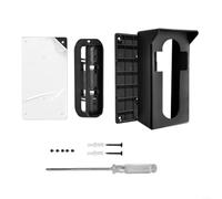 Support de sonnette vidéo à angle réglable, kit de montage en plastique ABS pour sonnettes Ring/Nest/Arlo, rotation à 360° et ouverture vers l'intérieur, résistant aux intempéries et installation
