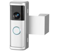 Support de sonnette vidéo antivol pour sonnette Ring Battery/Plus/Pro (version 2026), accessoires de montage sans perçage pour appartement, ne convient pas pour porte de sécurité (argent)