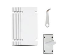 Support de Sonnette Vidéo compatible avec Ring Battery Video Doorbell, Lot de 6 Fixation Adhésive Sans Perçage, Support Mural pour Sonnette, Installation Rapide