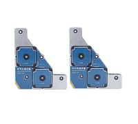 Support de soudage à double interrupteur 2 pi è ces 50KG magn é tisme fort | Appareil de soudage magnétique puissant avec aspiration de 112 LBS pour un positionnement précis de la plaque d'acier, comman