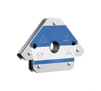 Support de soudage magnétique solide 25 kg Positionneur multi-angle 45 90 135 degrés Pince en acier pour outils de travail des métaux MIG TIG MMA Bleu 12 x 8 cm (A)