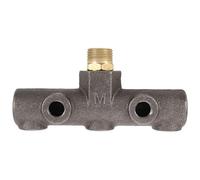 Support de Soupape pour Compresseur à Air, 6 Ports, Fonte | Connexion Multidirectionnelle, Filetage Mâle 0,79 Pouce, Atelier Industriel, Remplacement Simplifié