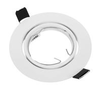 Support de Spot Encastré en Fer Blanc 75mm, Cadre de Montage