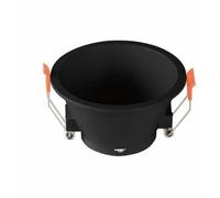 Support De Spot Led Encastrable Rond V-Tac Gu10 Avec Section Ronde, Couleur Noire