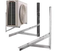 Support de support climatiseur mural en acier inoxydable | Support de Support robuste for Mini Split sans conduit, for chauffage CVC à condensateur sans conduit
