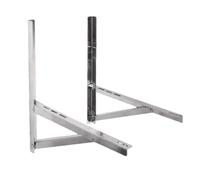 Support de support de climatiseur Support mural en acier inoxydable | Support de montage à C.A. divisé pour le mini condenseur extérieur fendue sans conduit de préchauffeur de compresseur de Hvac