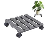 Support de sur Roulettes Roulettes Robustes pour Pots de Fleurs | Chariot pour Plantes Équipé de Roues pour Extérieur Intérieur Terrasse Sol Porche Balcon Jardin
