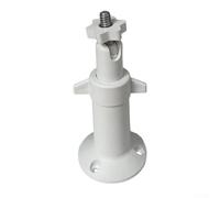 Support de surveillance solaire blanc avec mécanisme à rotule lisse pour un alignement précis de la caméra et une installation extérieure stable