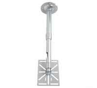 Support de suspension vertical pour caméra dôme PTZ : crochet mural en aluminium robuste pour caméra de vidéosurveillance 40-80 cm longue portée kit d'installation argenté (20-40 cm)