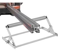 Support de table de scie circulaire - Structure de support pour table de scie - Coupe de précision - Conception pliante - 55-150 mm - Argent