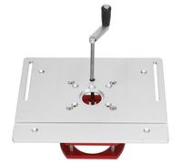 Support de table élévateur en aluminium, 240x200 mm, manuel, pour fraiseuses, couleur argent