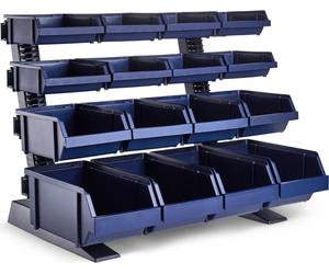 Support de table pour bacs à bec Raaco Mix (avec 16 bacs) , 136686
