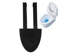 Support de tablettes de nettoyage robuste et stable pour réservoir de toilettes - Support de nettoyage avec crochets, cage en plastique résistant à la rouille, couvercle verrouillable en toute