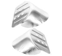 Support de Talon Portable en Métal pour Échasses de Plaquiste | Alliage de Zinc et Aluminium Argenté, Forme Adaptée, Aide à Maintenir L’équilibre, Entretien Rapide sur Chantier