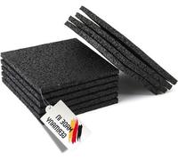 Support de terrasse - Tapis de nivellement - Tapis de protection pour sous-construction - 200 x 300 x 4 mm - Noir