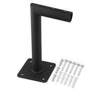 Support de toit en acier pour l'installation de girouette, prend en charge les tailles de tige de girouette courantes et les diamètres des poteaux d'antenne