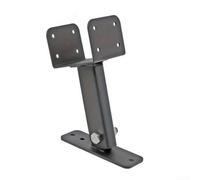 Support de Toit Pergola Réglable 23cm Support de Toit Pergola | Métal , angle réglable, finition noire, 23x13cm, résistance intempéries