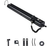 Support de toit pour réservoir d'eau, réservoir de stockage d'eau pour véhicules, 26,5 litres, avec 2 plaques de protection contre les projections et une fente en T, réservoir en aluminium avec raccor