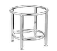 Support de tonneau en acier inoxydable robuste, chariot multifonction pour vin, huile, graisse de friteuse, support de casserole durable