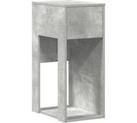 Support de tour d’ordinateur vidaXL avec tiroir Gris béton 30x44x74 cm Réf. 858734 Gris béton G