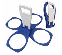 Support de transport pliable pour tasse / café / bière / boisson sans alcool - monture robuste, réutilisable au format de poche - indispensable pour les cérémonies - Pratique et sans danger pour le transport de boissons chaudes - Idéal pour les fans de sports (couleur aléatoire)