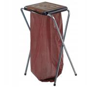 KADAX Porte-Sacs Poubelle pour Intérieur et Extérieur, Support Pratique et Efficace pour Les Sacs de Recyclage, Facilitant la Gestion des Déchets (Marron)