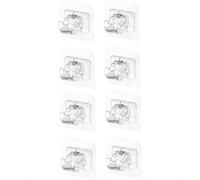 Support de tringle à rideau transparent auto-adhésif, convient pour la douche, la salle de bain et la maison, crochet mural multifonction, facile à installer, surface lisse 1 pièce,2 pièces,4 pièces,8