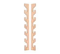 Support de Tringle à Vêtements Garçon et Filles en Bois Réglable | Installation Facile, Base Anti-basculement, Largeur Standard Mesure, Chambre de Bébé, Beige