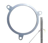 Support de tuyau de cheminée pour poêle à bois robuste et portable | Support de grille d'aération pour la protection contre les vents forts, les tempêtes de neige, les tempêtes de glace