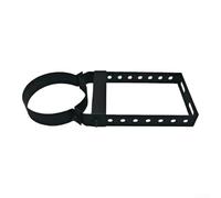 Support de tuyau de cheminée réglable en acier inoxydable pour conduits de conduit de 150 mm, support mural robuste pour poêles à bois, cheminées et chaudières (150 courts)