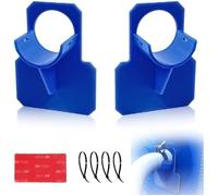 Support de tuyau de piscine - EINNENFFER - 2 pcs - Bleu - 38 mm - ABS