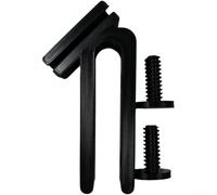 Support de tuyau de seau à clip pour tuyau d'arrosage de jardin sur le bord du seau (noir)